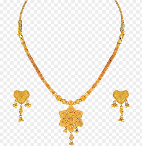 designs of necklaces gold 4 shining inspiration bridal - gold kitty set with price Isolated Subject with Clear Transparent PNG