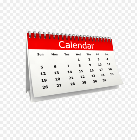 desk calendar PNG Image Isolated on Transparent Backdrop