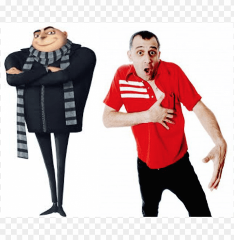 despicable me gru Isolated Graphic on Clear Background PNG