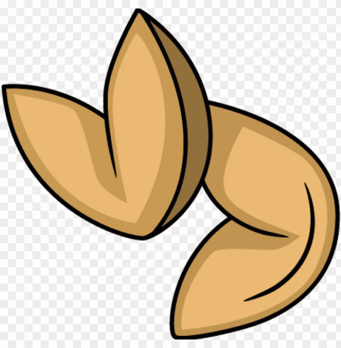 dessert - fortune cookie Isolated Subject in HighResolution PNG
