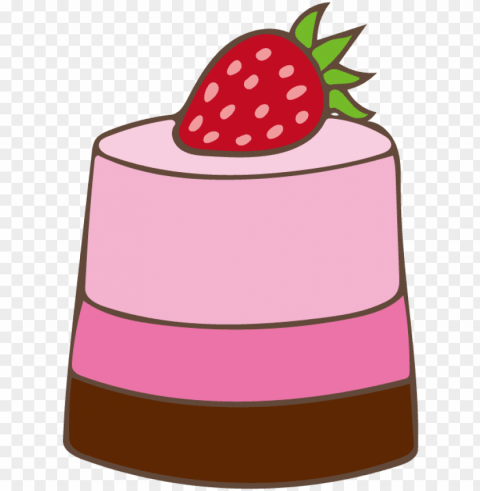 dessertsmousse cake - strawberry PNG Image with Isolated Icon