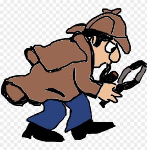 Detective Clipart Criminal - Detective Cartoon PNG Graphics With Transparency