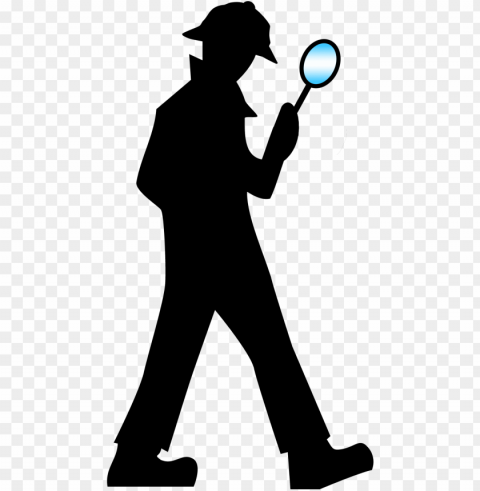 detective magnifying glass PNG for mobile apps