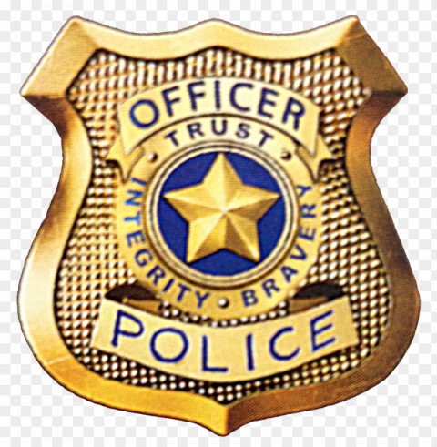 detective transparent images - police badge Clean Background Isolated PNG Character