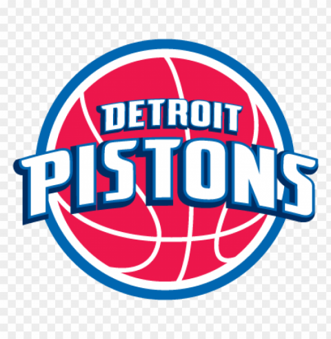 detroit pistons logo vector free Clean Background Isolated PNG Image