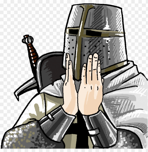 deus vult to battle in the name of the saviour we shall - deus vult crusader memes Transparent PNG Isolated Illustrative Element