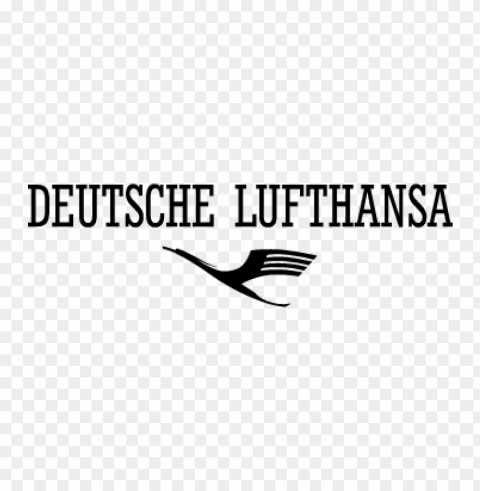 deutsche lufthansa vector logo PNG transparent design