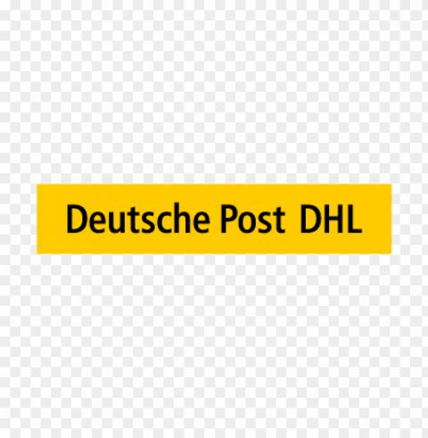 deutsche post dhl vector logo High-resolution PNG