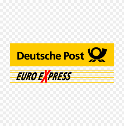 deutsche post euro express vector logo PNG images with transparent elements pack