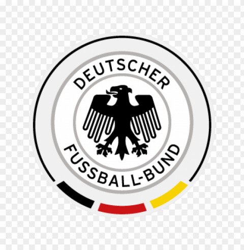 deutscher fubball-bund black vector logo Isolated Artwork in HighResolution Transparent PNG