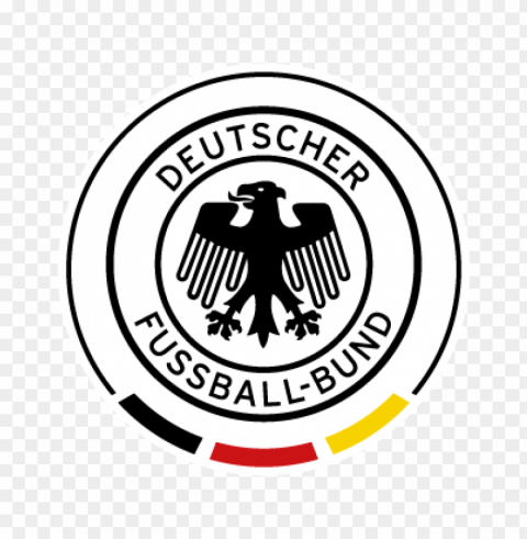 deutscher fubball-bund black white vector logo Isolated Artwork in HighResolution PNG