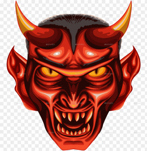 devil face photos - demonic devil Isolated Element on HighQuality PNG