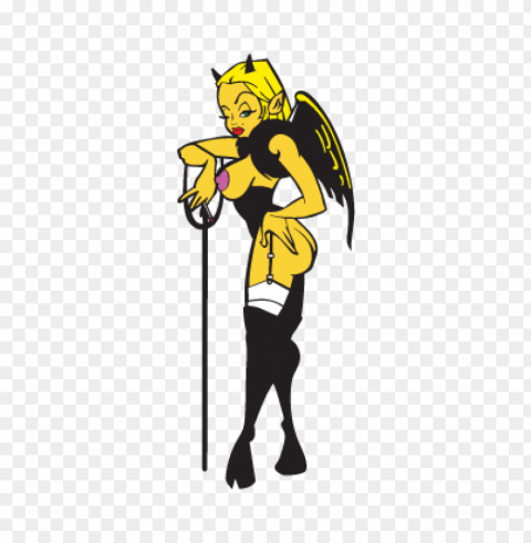 devil girl vector free download HighQuality PNG Isolated on Transparent Background
