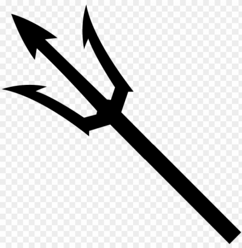 devil pitchfork ico Isolated Design Element on PNG