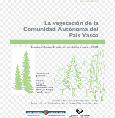 df la vegetación de la comunidad autónoma del país - upv ehu Isolated Artwork on Clear Transparent PNG