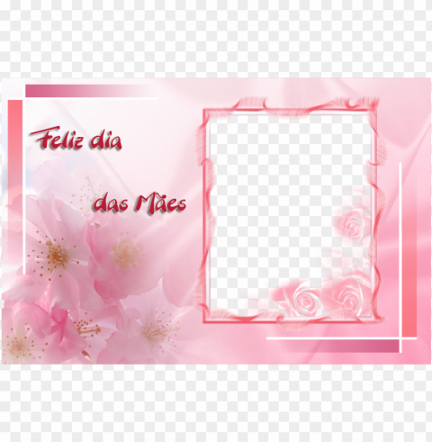 dia da mae - picture frame PNG Graphic Isolated on Transparent Background