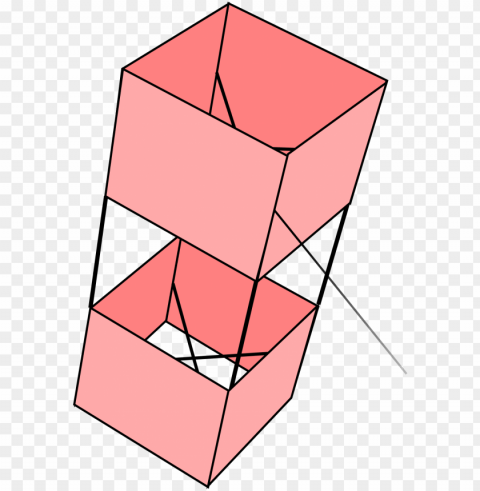 diagram of a box kite - box kite Isolated Subject with Clear Transparent PNG