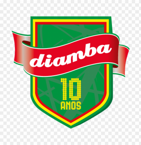 diamba 10 anos vector logo Clear PNG graphics