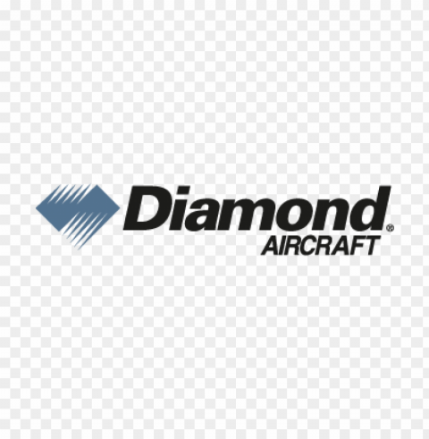 diamond aircraft vector logo Transparent PNG Isolated Object with Detail