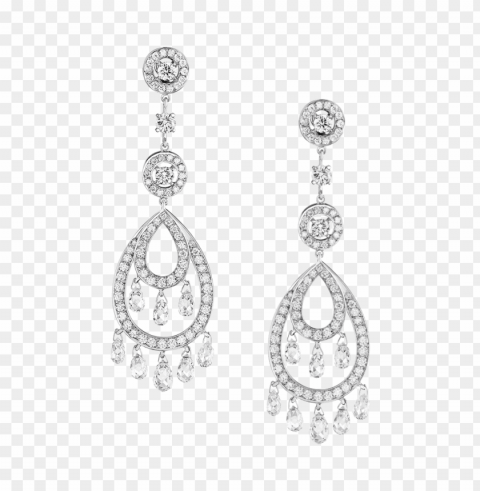 diamond earrings Transparent Background PNG Isolated Graphic