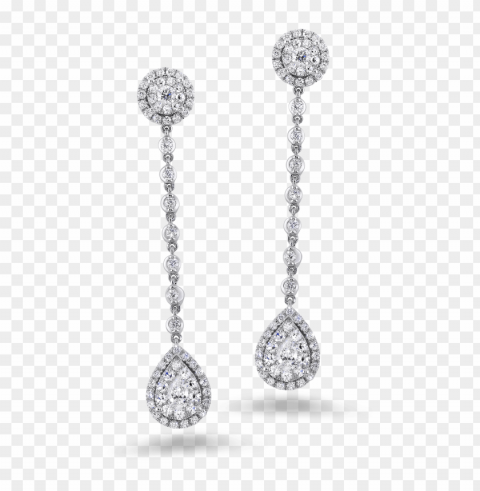 diamond earrings Transparent Background PNG Isolated Icon