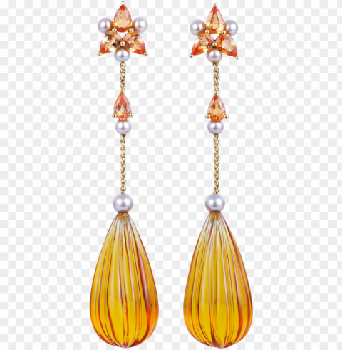 diamond earrings Alpha channel transparent PNG
