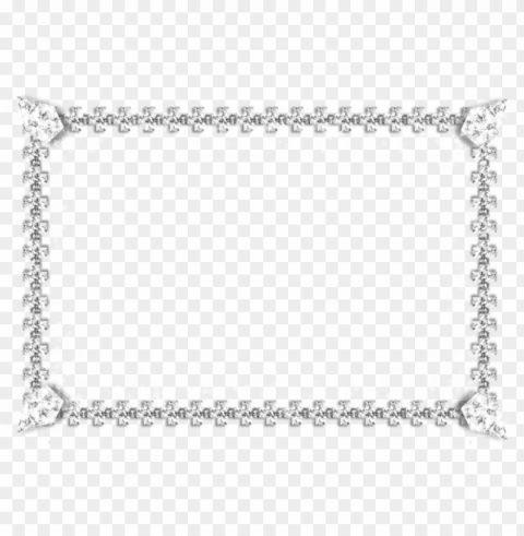 diamond frame - transparent diamond frame Isolated Item with Clear Background PNG
