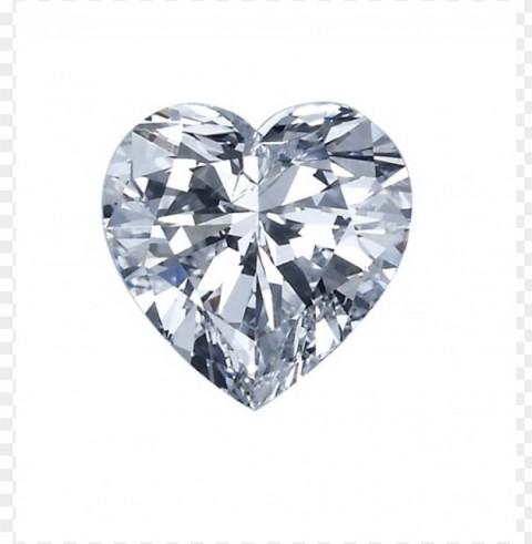 Diamond Heart Transparent Background Isolated PNG Character