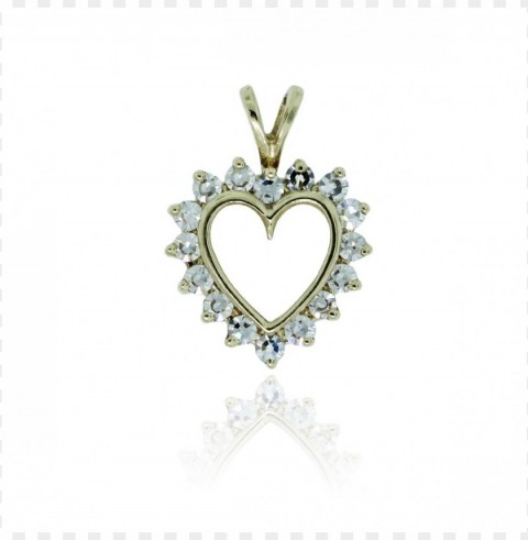 Diamond Heart Transparent PNG Isolated Subject