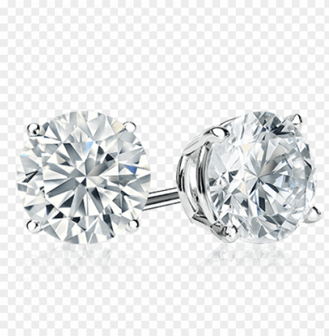 diamond stud earrings PNG images with no background comprehensive set