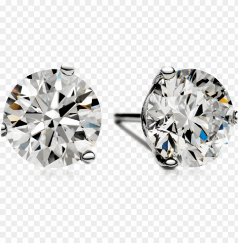 diamond stud earrings PNG files with no backdrop required