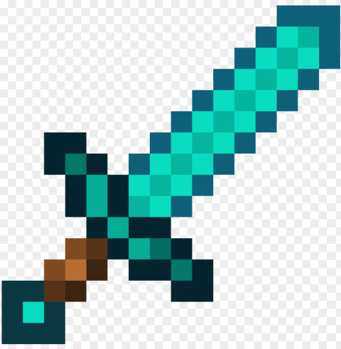 diamond sword - minecraft stone sword pixel art Transparent PNG images extensive gallery PNG transparent with Clear Background ID 1b8c982e