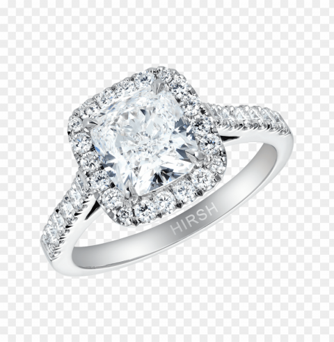 Diamond Wedding Rings Transparent PNG Isolated Element