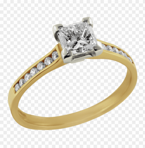 diamond wedding rings Transparent PNG Isolated Item with Detail
