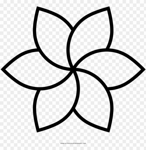 dibujo de flor para colorear - spring flower icon Isolated Character in Clear Transparent PNG