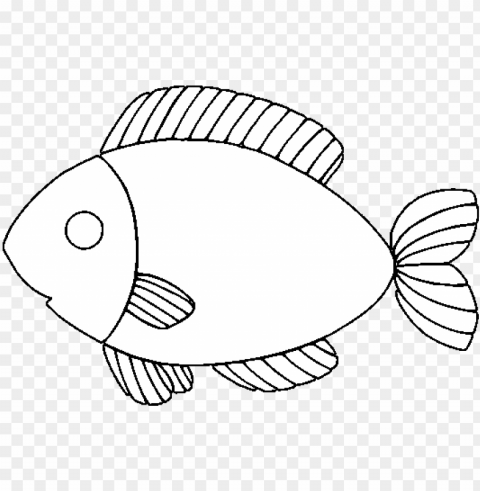 dibujo de pescado para colorear - peces para colorear e imprimir Transparent PNG graphics library