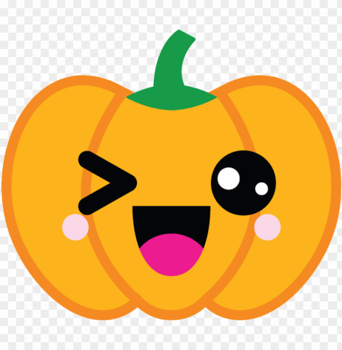 dibujos kawaii calabaza Guiñar un ojo kawaii High-resolution transparent PNG images variety