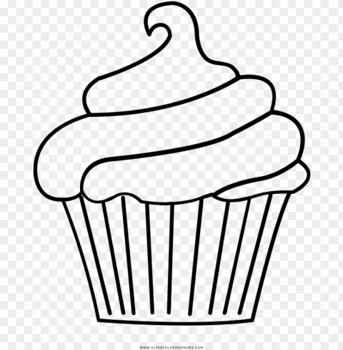 dibujos o moldes de cupcak cupcake disegni da colorare - molde de cupcakes para imprimir PNG transparent elements compilation