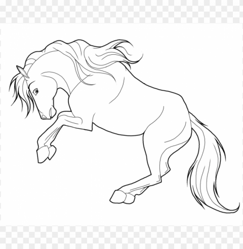 dibujos faciles Caballo PNG with isolated background