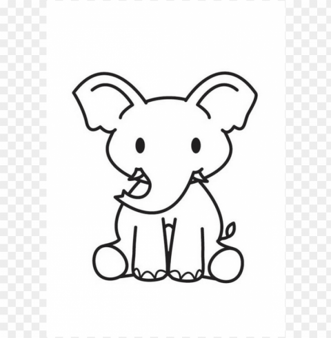 Dibujos Faciles Elefante PNG With Isolated Transparency