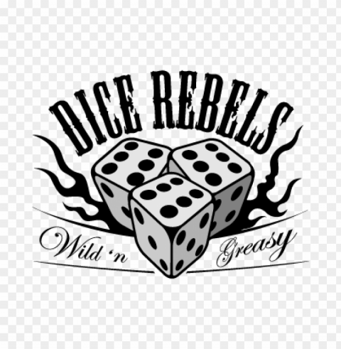 dice rebels logo vector free Isolated Subject with Clear Transparent PNG