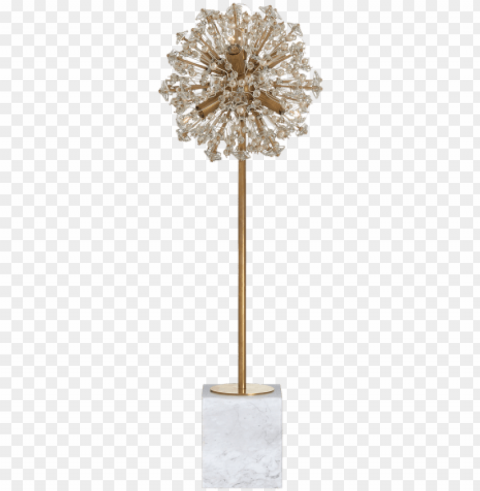 dickinson buffet table lamp in soft brass and white - chandelier Free PNG transparent images