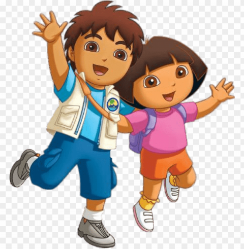 diego and dora - new dora and diego Free transparent background PNG