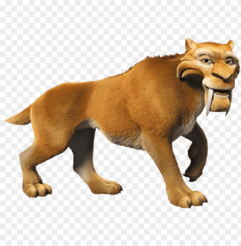 diego ice age lion image - saber tooth tiger aj Free PNG images with alpha channel set