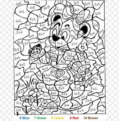 difficult color by number coloring pages HighResolution Transparent PNG Isolated Graphic