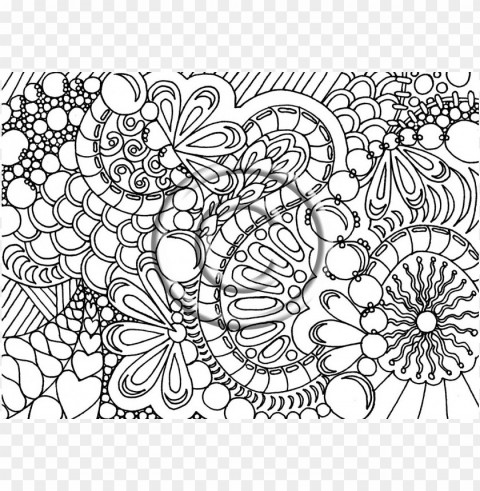 difficult color by number coloring pages Isolated Design Element in PNG Format