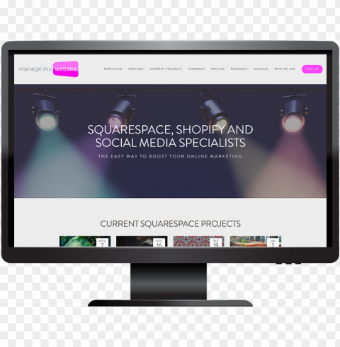 digital agency squarespace website hayden template PNG images with transparent canvas comprehensive compilation