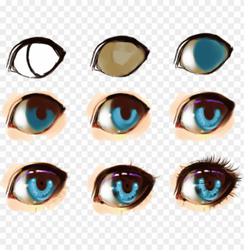 digital painting anime eye Transparent PNG pictures for editing PNG transparent with Clear Background ID c7281bcc