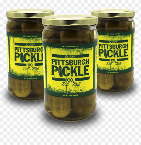 dill-mill pickles - pittsburgh pickle pickle pittsburgh style - 24 oz Transparent Background Isolation in HighQuality PNG