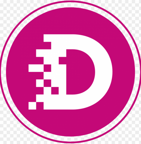 Dimcoin Logo Isolated Graphic On Transparent PNG